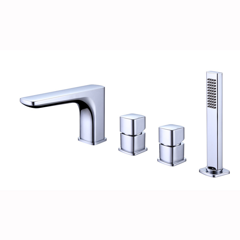 Deck Tub Spout with Diverter, Chrome