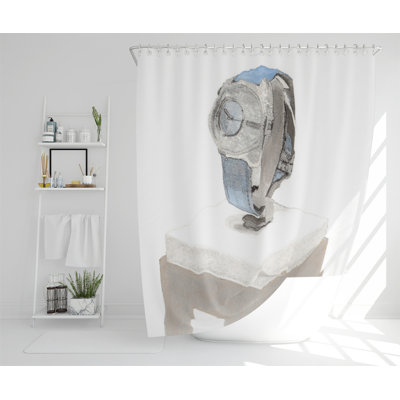 Quackenbush Polyester Shower Curtain Set
