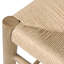 Brielle Upholstered Stool with Solid Wood Frame