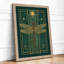 Golden Dragonfly Symmetry Art Deco - Framed Print-82597232-82597235