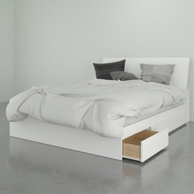 Persephone Storage Platform Bed & Headboard