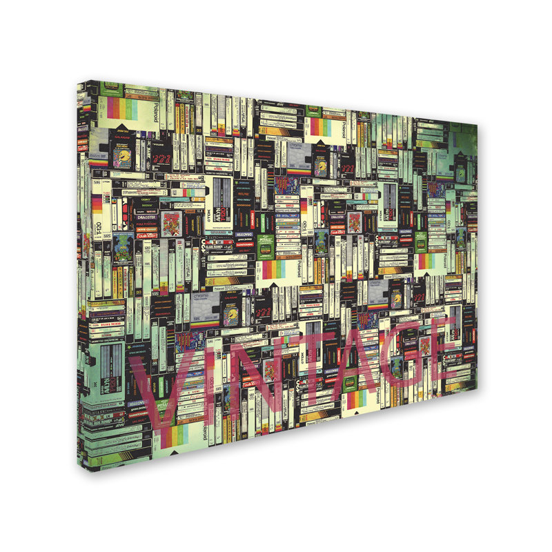 «Kieninger», reproduction d'art graphique sur toile tendue, H 35 po x l 47 po x P 2 po