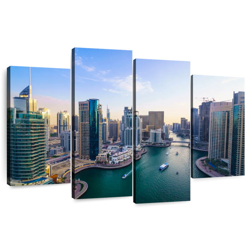 Nicci Dubai Blue Marina, 32" H x 52" W