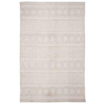 Reuben Hand Loomed Cotton Southwestern Rug