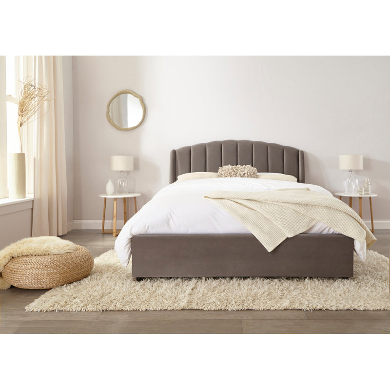 Upholstered Ottoman Bed, Double (4'6)