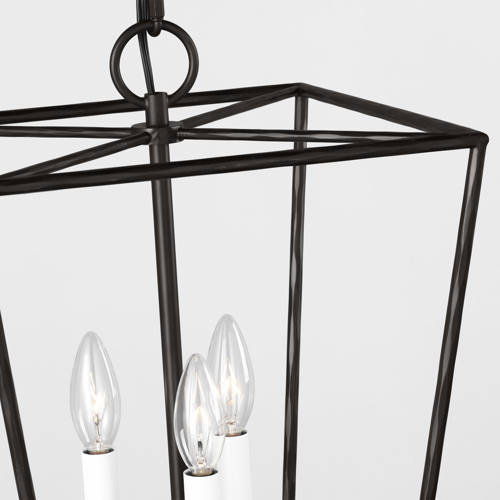 Maribel Dimmable 3-Light Pendant, Aged Iron