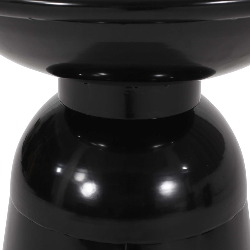 Tables d'appoint en fer Serenita, Noir