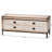 Jonisha Janna Rustic Transitional Faux Leather Upholstered and Wood Storage Ottoman