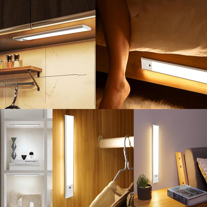 12" Rechargeable Under Cabinet Light with Motion Sensor 3 CCT