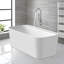 Baignoire de trempage autoportante en acrylique 59 po. X 29 po.