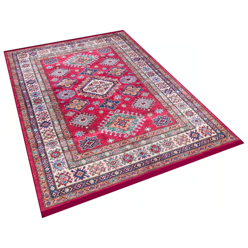 Tapis intérieur / extérieur en coton Rupinder, Tapis de couloir 2 pi 7 po x 6 pi 7 po