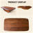 Modern Solid Walnut Coffee Table