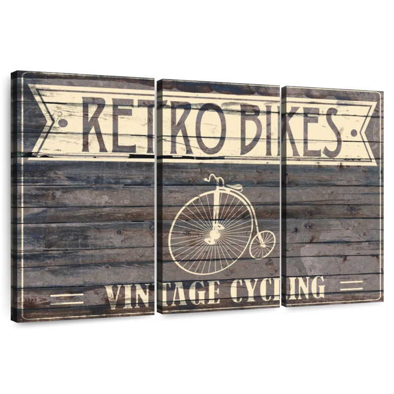 Vélo rétro Penny Farthing II, H 24 po x l 38 po