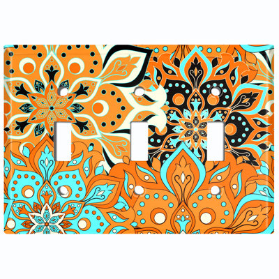Patterned Toggle Light Switch Standard Wall Plate