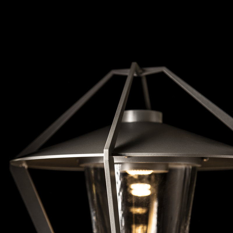 Stellar Post Light - Clear Glass, Coastal Burnished Steel