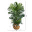 4 pi Palmier artificiel en coton naturel tissé à la main avec des pampilles Areca