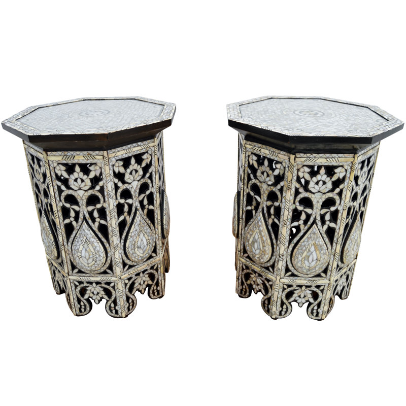 Andalusian Glass End Table