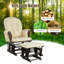 Chaise berçante avec repose-pieds Cunegunda-750039234