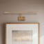 Applique murale / à lumière DEL rétro en laiton à intensité variable 34 po Vega-124959340-124959342