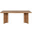 Bureau de direction 63 po Farmhouse - Poste de travail d'ordinateur en bois rétro avec plateau de table épaissi-1639819098