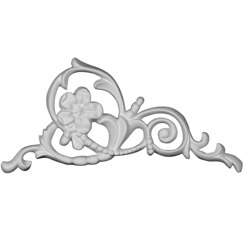 Colton 4'' H x 5.88'' W x 0.5'' D Urethane Onlay Scroll