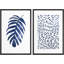 "Formes abstraites à motif géométrique en forme de spirale brune" - 2 pièces sur toile-99015574-99015576