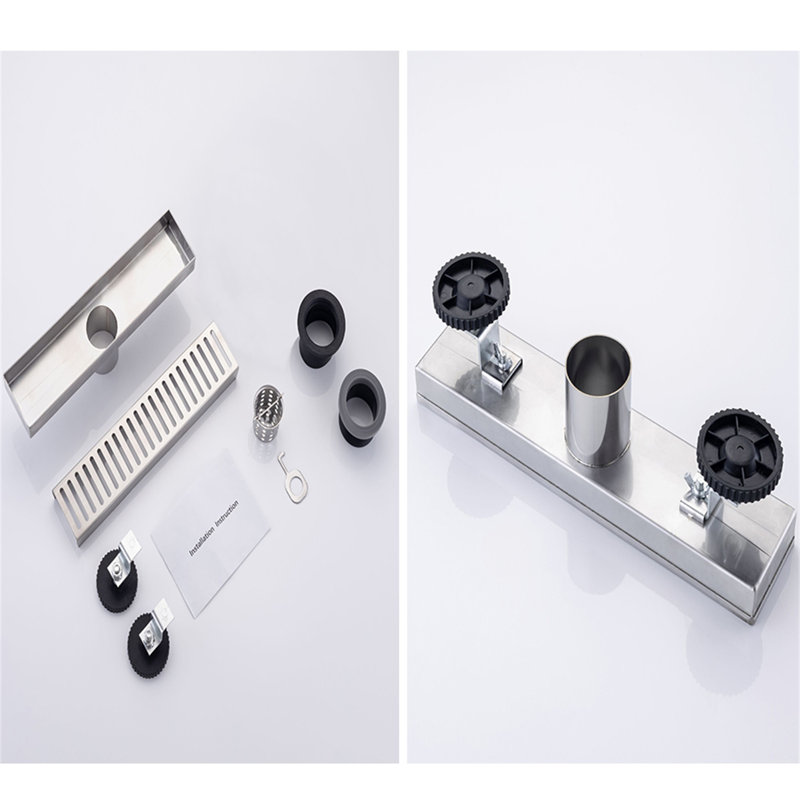 12 W Linear Grid with Overflow Included, Brushed Nickel