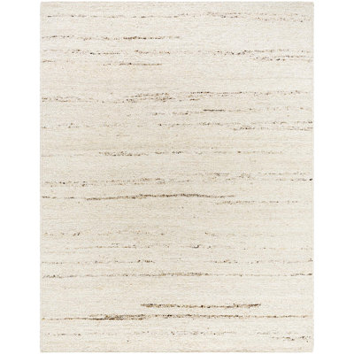 Peru Wool Vintage Look Area Rug in Ivory