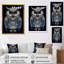 Hibou blanc magique - impression-421198838-421198821