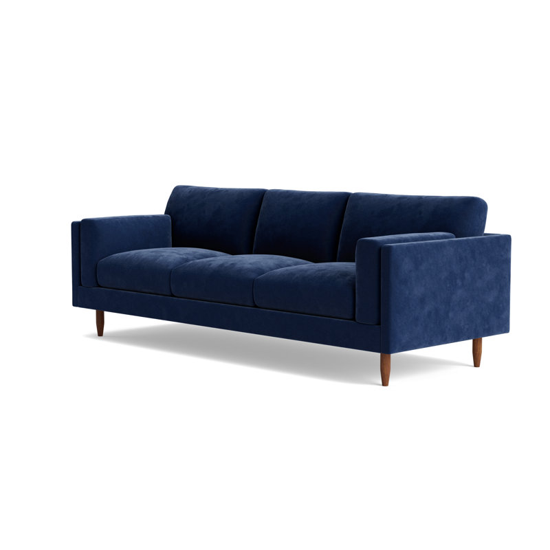 Skinny Fat Sofa (95"), Performance Velvet - Uniform