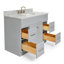 Ensemble de meuble-lavabo simple 43 po Partham-67491833