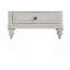 Table de chevet 3 tiroirs avec USB - Ciment et sable