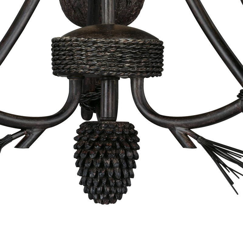 Lustre classique à abat-jour Aarush, H 22 po x l 20 po x P 20 po