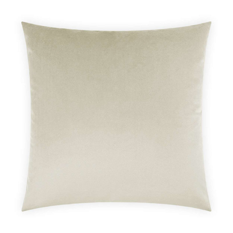 Belvedere Pillow Cover & Insert, Ivory, Square 24"