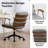 Swivel Office Chair, Adjustable Height Task Chair with Upholstered-1769039256