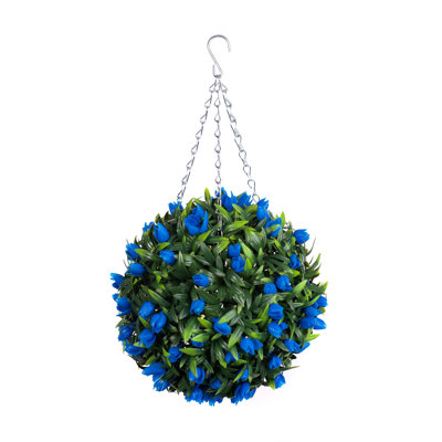 28cm Faux Flowering Plant