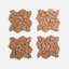 Terra Cortona Piazza 10x10 Matte Terracotta Mosaic Tile