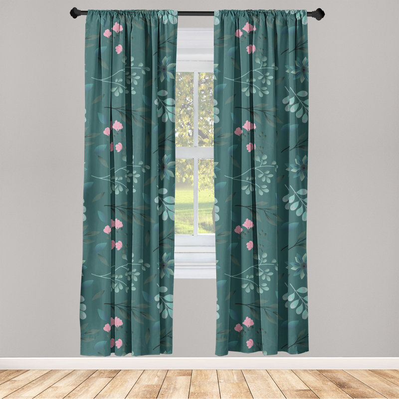 Semi Sheer Curtain Pair, 28" W x 84" L