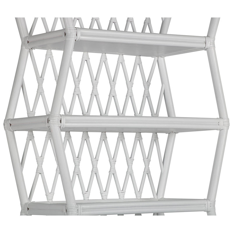 Bibliothèque étagère Newtown H 80,5 "x l 36", Blanc