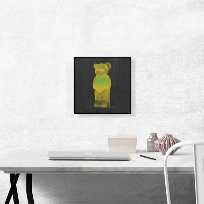 " Modern Neon Yellow Gummy Bear "