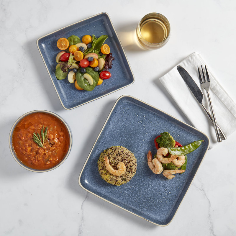 Alirra Handmade Stoneware Dinnerware - Set of 12