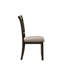 Ensemble de 2 chaises d'appoint en tissu Claudia II