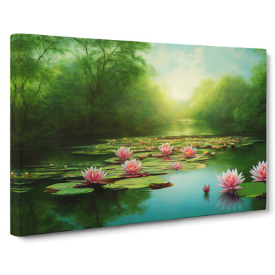 Special Water Lily Pond Vol.6 - Wrapped Canvas