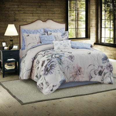 Elegant 8-piece Cotton Bedding Set, Shabby Chic Style For Home