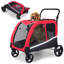 Poussette pour grands chiens, très grande poussette pour animaux de taille moyenne, chariot pour chien, chariot pliable, poignée réglable-92718565
