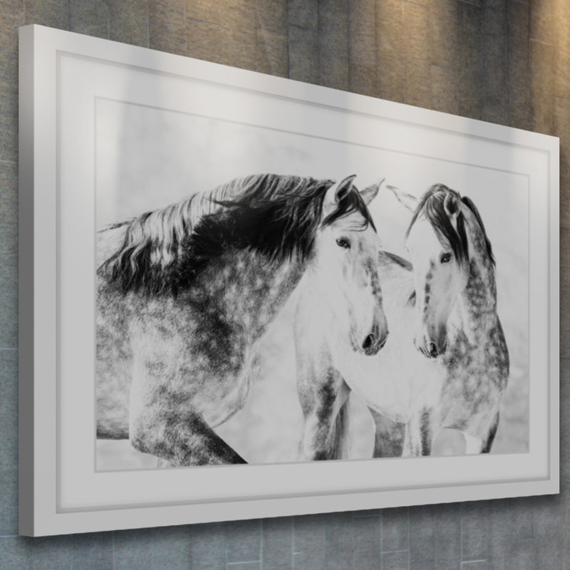 « mirror image », reproduction de photo sur papier encadrée, H 24 po x l 36 po x P 1,5 po