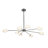 8 Heads Modern Linear Dimmable LED Chandelier 