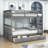 Edik Kids Full Over Full Bunk Bed with Drawers-969670638