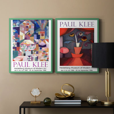 Klee Posters I-Premium, reproduction encadrée - prête à être accrochée - aucun clou requis - aucun clou requis