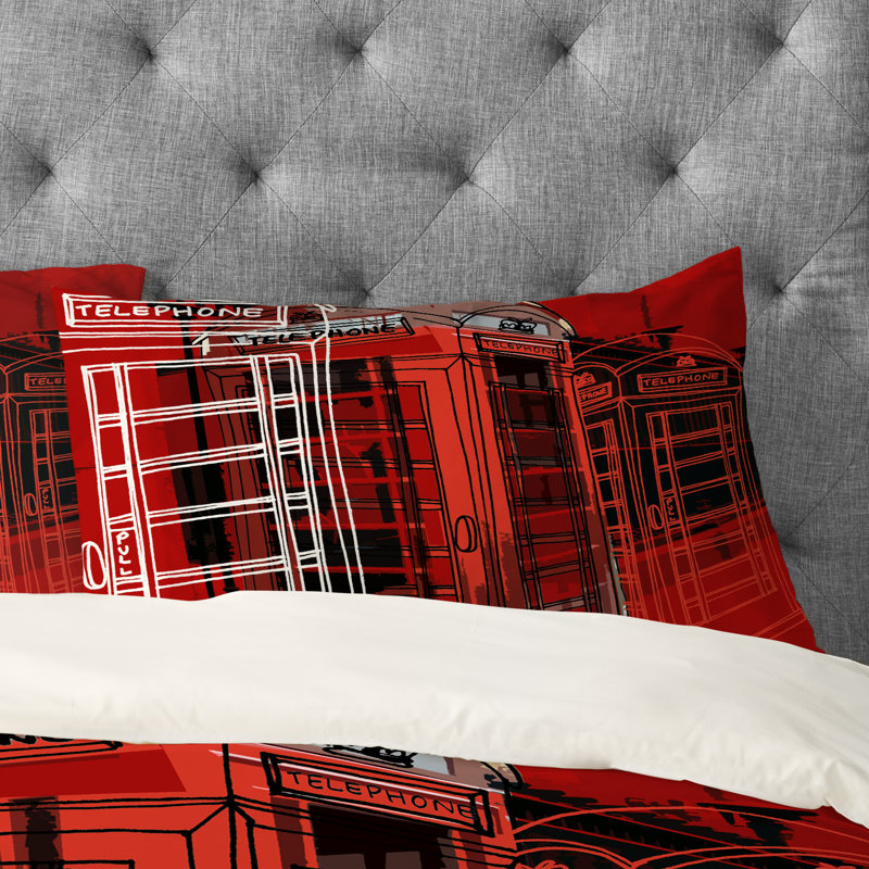 Phone Box Pillowcase, King